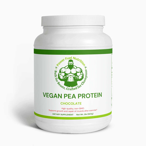 Vegan Pea Protein (Chocolate)> "Unlock the power of plant-based nutrition with Power Fuel Nutrition's Vegan Pea Protein in rich, indulgent chocolate flavor. Packed with essential amino acids > $43.96 > Power Fuel Nutrition