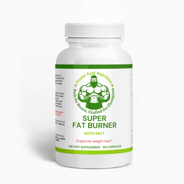 Super Fat Burner with MCT> "Boost your weight loss journey with Power Fuel Nutrition Super Fat Burner! With the added benefits of MCT, this supplement will help accelerate fat burning > $42.62 > Power Fuel Nutrition