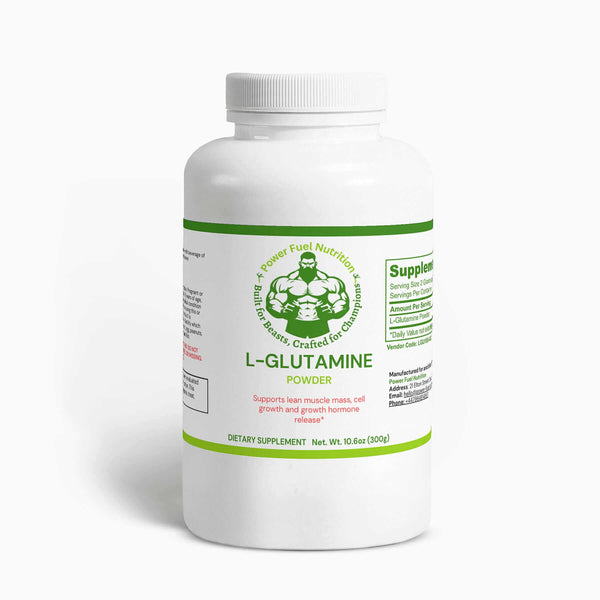 L-Glutamine Powder> Power up your workouts with Power Fuel Nutrition L-Glutamine Powder! This supplement helps increase muscle recovery and reduce post-workout fatigue. > $46.25 > Power Fuel Nutrition