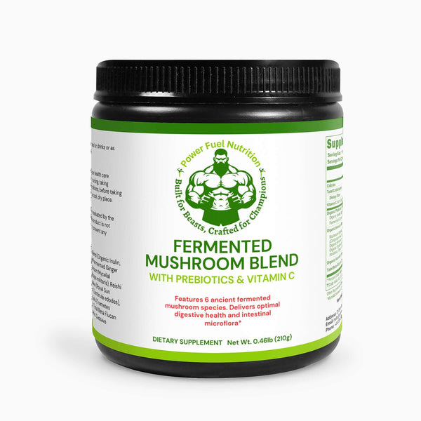 Fermented Mushroom Blend> Boost your overall health with our Power Fuel Nutrition Fermented Mushroom Blend. Our unique blend of fermented mushrooms is packed with essential nutrients > $45.99 > Power Fuel Nutrition