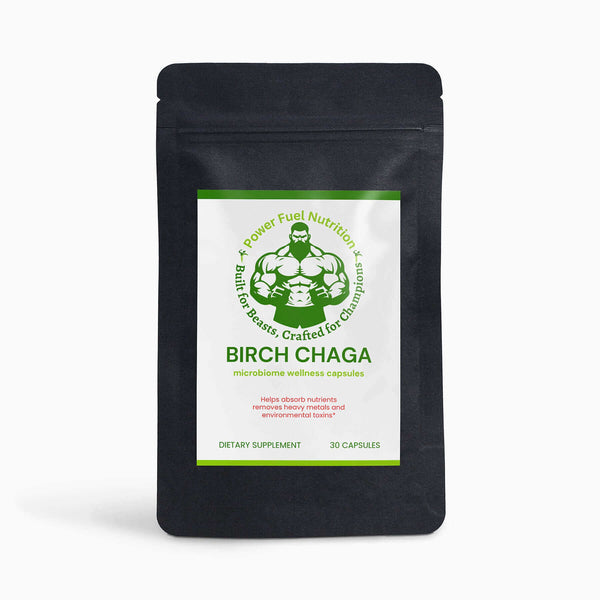 Birch Chaga Microbiome Wellness Capsules> Boost your wellness with Power Fuel Nutrition's Birch Chaga Microbiome Capsules! Packed with powerful ingredients, these capsules support a healthy microbiome > $29.00 > Power Fuel Nutrition